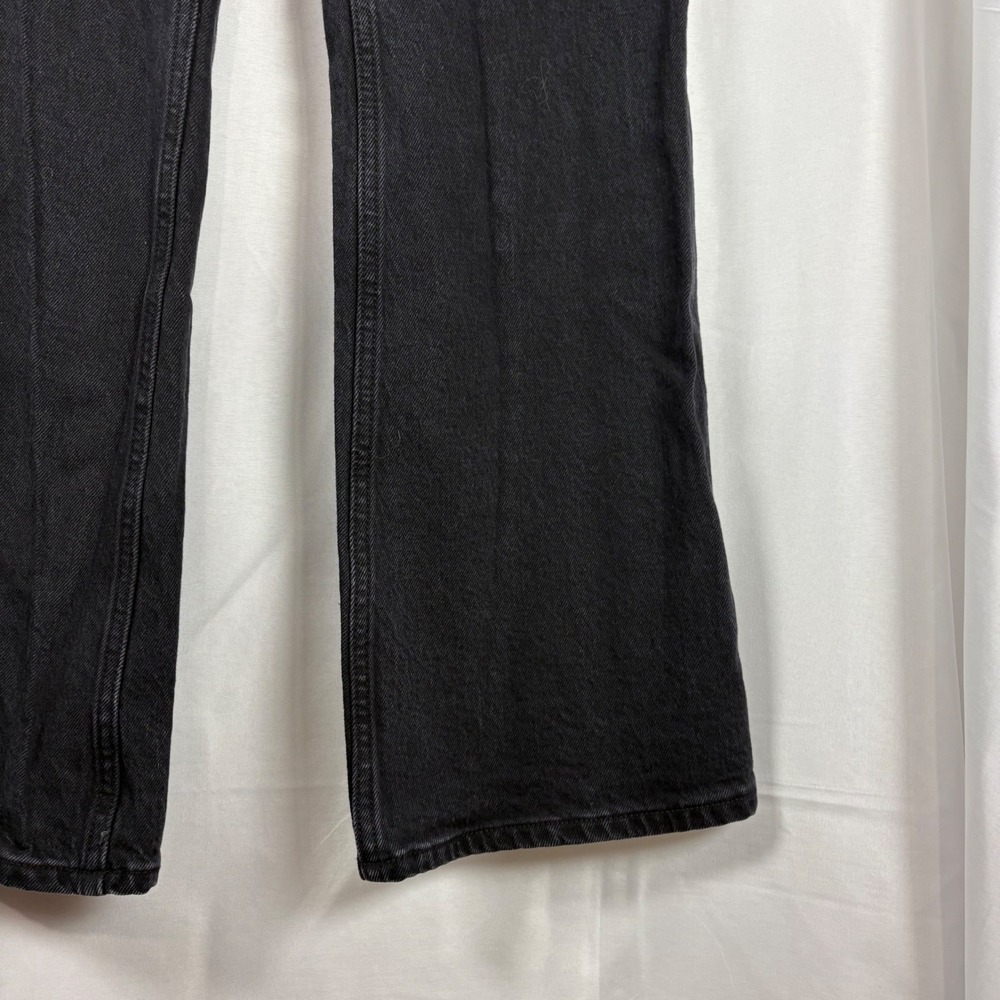 Abercrombie & Fitch Curve Love Vintage Flare High Rise Black Jeans 27 4XS - Picture 3 of 8